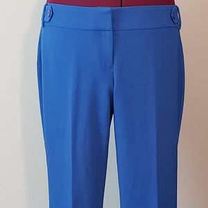 New York & Company Straight Leg Trousers Blue